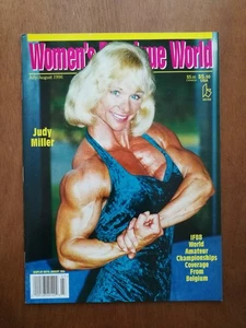 Revista de culturismo para mujer Physique World julio/agosto 1996 Judy Miller - Imagen 1 de 2