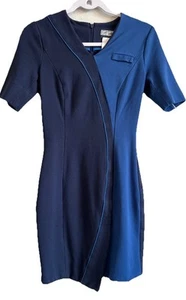 VTG Stewardess Alaska Airlines Flight Attendant uniform dress PinUp LULY YANG XS - Picture 1 of 12
