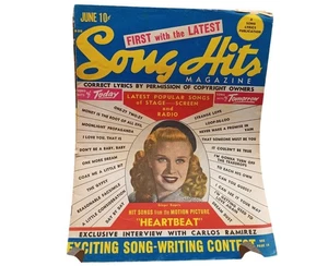Vintage Song Hits Magazine June 1948 Issue with Ginger Rogers and Chen Yu Firefl - Picture 1 of 2
