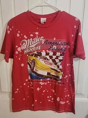 Camiseta Junk Food Miller High Life American Racing Roja Talla Pequeña Foto 1 de 4