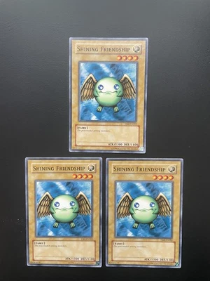 Yugioh Shining Friendship DB2-EN089 Unlimited Edition Common LP/MP X3 - Image 1 of 2