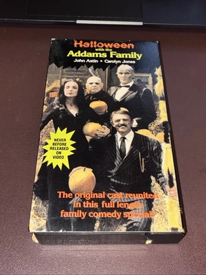 The Original Addams Family "Halloween With The Addams Family" (1989 VHS) A21 - Image 1 of 3