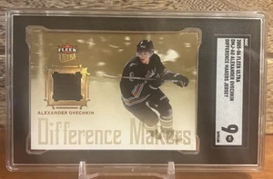 2005-06 Fleer Ultra Difference Makers Jersey ALEXANDER OVECHKIN SGC 9 Rookie RC - Picture 1 of 5