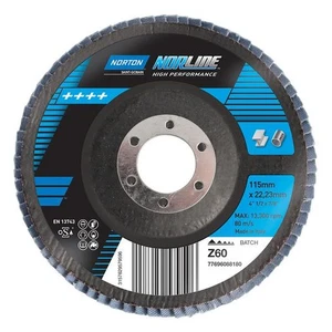 Norton Flap Disc High Perf 115x22mm Z60 77696088180 - Picture 1 of 1
