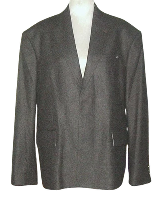HELMUT LANG Wool Bld Oversize Unisex DRIVER Blazer Jacket M Charcoal MSP$795 NWT - Image 1 of 4