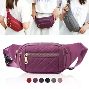 Womens Cross Body Antitheft Pouch Chest Bag Shoulder Bag Waistpack Chest Bag Red - Picture 1 of 22