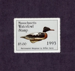MA20 - Massachusetts State Duck Stamp. 1993 Single. MNH. OG. - Picture 1 of 1