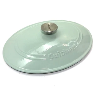 SOLO TAPA Cuisinart Chef Clásico 5,5 Qt Hierro Fundido Esmaltado Verde Menta - Imagen 1 de 11