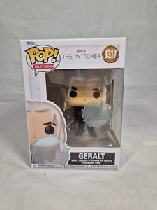 The Witcher Geralt Funko Pop Television 1317 With Sheild And Sword - Picture 1 of 11