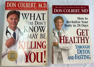 Don Colbert, MD Lot "Get Healthy Through Detox & Fasting" "What you don't know" - Picture 1 of 2