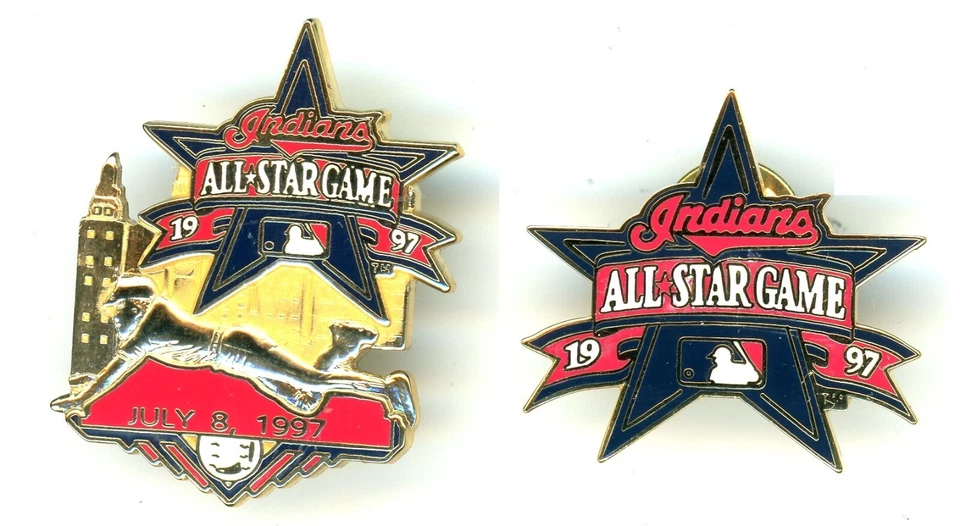 1997 MLB All-Star Game Pin Choice pins ASG Jacobs Field Cleveland Indians IP - Image 1 of 1