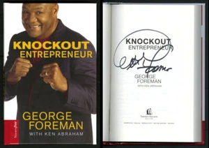George Foreman SIGNED AUTOGRAPHED Knockout Entrepreneur HC BOXING LEGEND 1st Ed - Picture 1 of 4