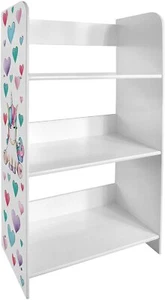 Kinderregal Junior Bücherregal Aufbewahrungsregal Regal Kinderzimmer Einhorn - Bild 1 von 3