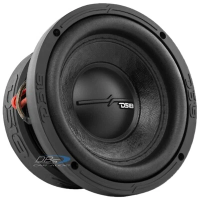 DS18 ZR6.4D 6.5" Subwoofer Doble 4-ohm 600W Elite Coche Audio Subwoofer Altavoz Foto 1 de 4