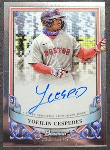 YOEILIN CESPEDES 2024 BOWMAN STERLING PROSPECT AUTO RC PA-YC BOSTON REDSOX SPRC - Picture 1 of 2