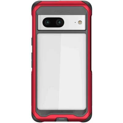 Ghostek ATOMIC slim Metal Phone Case Designed for Google Pixel 7 Red - Image 1 of 2