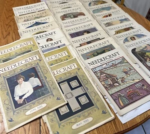 Large lot of 26 Needlecraft magazine 1919 -1931 Mixed Lot Amelia Earhart - Picture 1 of 21