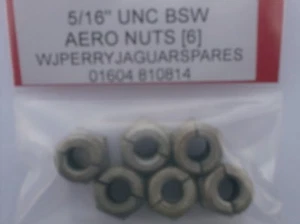 5/16" UNC / BSW AEROTIGHT  AERO NUTS X 6 - Picture 1 of 1
