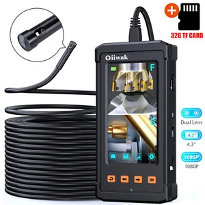49FT Industrial Endoscope Sewer Camera Borescope Inspection Pipe IP68 Waterproof - Picture 1 of 17