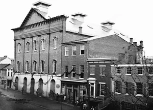 FOTO del teatro Ford del presidente Abraham Lincoln asesinato, 1865 - Imagen 1 de 2