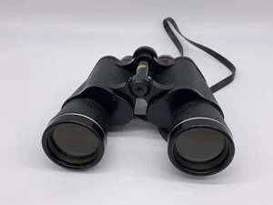 Vintage Selsi Lightweight Amber Coated Binoculars Luminous 7 X 50 - Picture 1 of 8