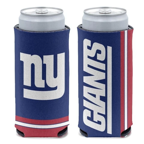 NEW YORK GIANTS 2 SIDED 12 0Z SELTZER SLIM CAN COOZIE KOOZIE COOLER Cover