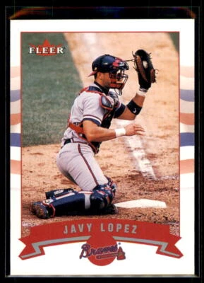 2002 Fleer Javy Lopez #236 Atlanta Braves - Image 1 of 2
