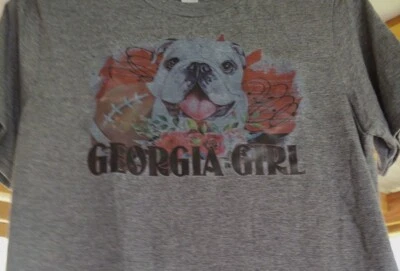 Georgia Bulldogs 🐾 T-shirt ( Sz.S) Georgia Girl  - Image 1 of 4