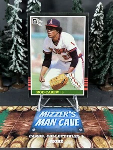 1985 Donruss Baseball Rod Carew Angels Base Card 85 - Picture 1 of 2