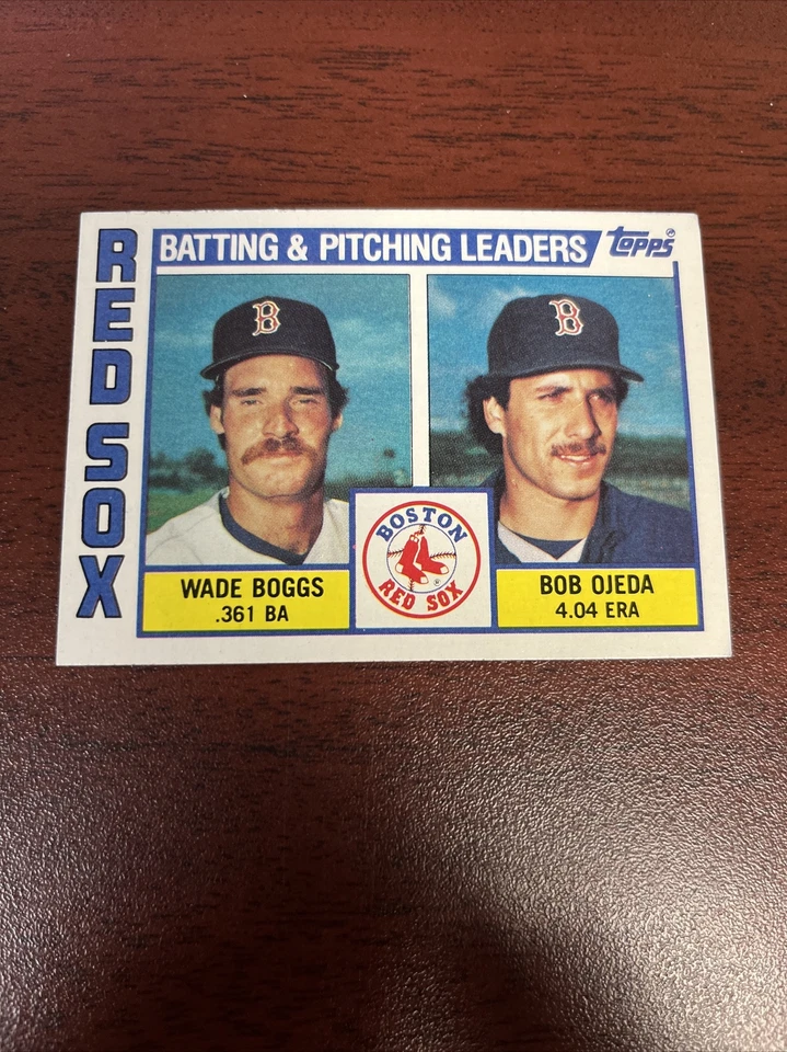 1984 Topps - Team Checklist #786 Wade Boggs, Bob Ojeda Combined Shipping - Image 1 of 1