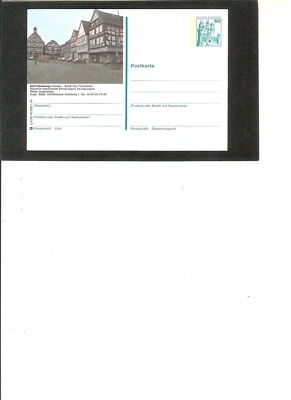 GERMAN PRESTAMPED POSTKARTE "#6310 Grunberg " UNUSED 50 val  A406 Design - Image 1 of 2