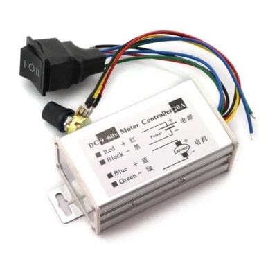 DC9V-60V 20A DCMotor Speed Controllers Pulse Width Modulator Regulator Durable - Image 1 of 4
