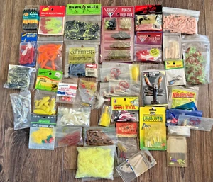 NEW LOT CRAPPIE PANFISH FISHING LURES CREME SHAD RIVERSIDE HAWG SOFT PLASTIC 1.5 - Picture 1 of 8
