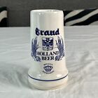 Royal Holland Brand Brewery Beer Stein Tankard - Hand Decorated / Hand Made
