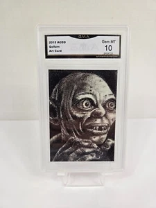 2015 ACEO Lord of the Rings "Gollum" Art Card - GMA 10 - Picture 1 of 2