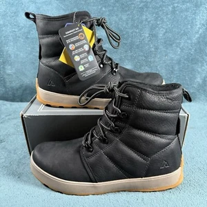 Alpine Design x Kamik Ezra Black Waterproof Suede Winter Boots Men's Size 8 - Picture 1 of 8