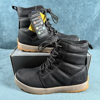 Alpine Design x Kamik Ezra Black Waterproof Suede Winter Boots Men's Size 8 - Image 1 of 4