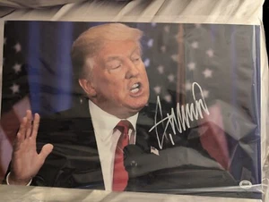 Präsident Donald J. Trump 11"" x 14"" handsigniertes handsigniertes signiertes Foto mit COA - Bild 1 von 9