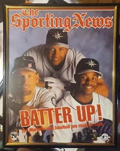 1997 SPORTING NEWS SEATTLE MARINERS PHOTO KEN GRIFFEY JR HOF BUHNER AROD 03778 - Picture 1 of 5