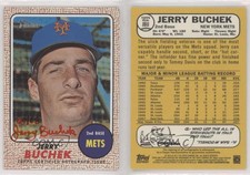 2017 Topps Heritage Real One Auto Red Ink /68 Jerry Buchek #ROA-JBU Auto