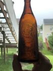 AMBER CROWN TOP MARYLAND BREWING COMPANY GLOBE BALTIMORE MD MARYLAND BEER BOTTLE