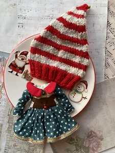 Christmas dress for Blythe doll Holiday clothes for Neo Blythe ,Outfit hat Doll - Bild 1 von 7