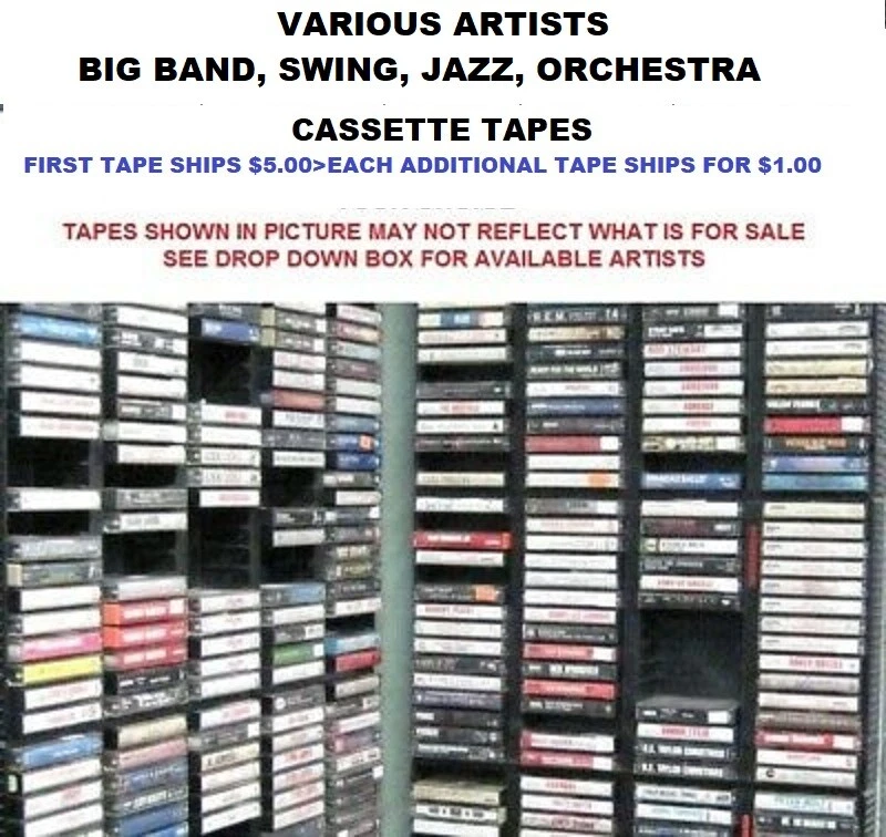 Various Artists-Big Band, Classical, Jazz, Orchestra Cassette Tapes "Choice" Foto 1 de 1