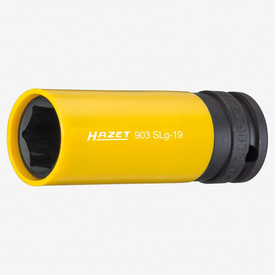 Hazet 903SLG-19 Enchufe de impacto (6 puntos) 19 mm x 1/2" Tuerca de impacto Enchufe con P Foto 1 de 1
