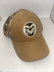 Gorra de béisbol ajustable con cierre a presión camuflada de los Colorado State Rams OSFM Russell - Imagen 1 de 4