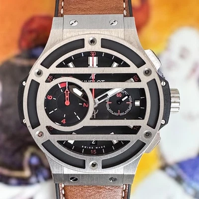 HUBLOT Big Bang Chukker 317.NM.1137.VR 44mm Chronograph Black Dial Box & Card - Image 1 of 4