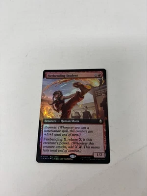 MTG Magic Firebending Student 0393 Buy-A-Box Foil Promo Avatar TLA EN NM  - Image 1 of 3