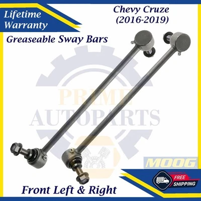 Barras estabilizadoras delanteras MOOG OEM para Chevy Cruze Volt 2016-2019 garantía de por vida Foto 1 de 4