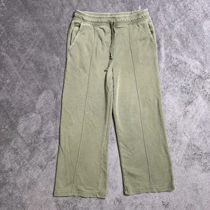 Daily Practice Wide Leg Pants Anthropologie Jogginghose Kick Flare Lounge Grün M - Bild 1 von 8