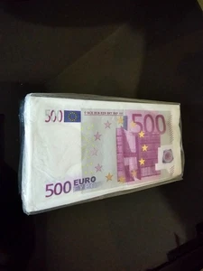 500 Euros 40pcs Napkins for Parties, Birthdays, and Holiday Celebrations - Picture 1 of 1